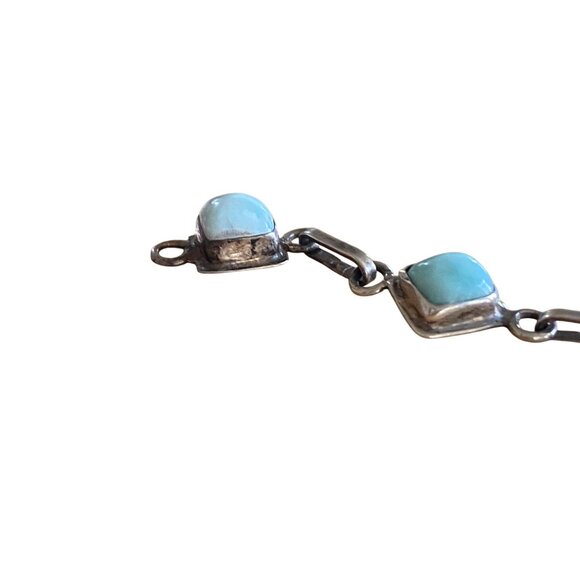 Sterling Silver 925 Turquoise Bracelet - Picture 11 of 16